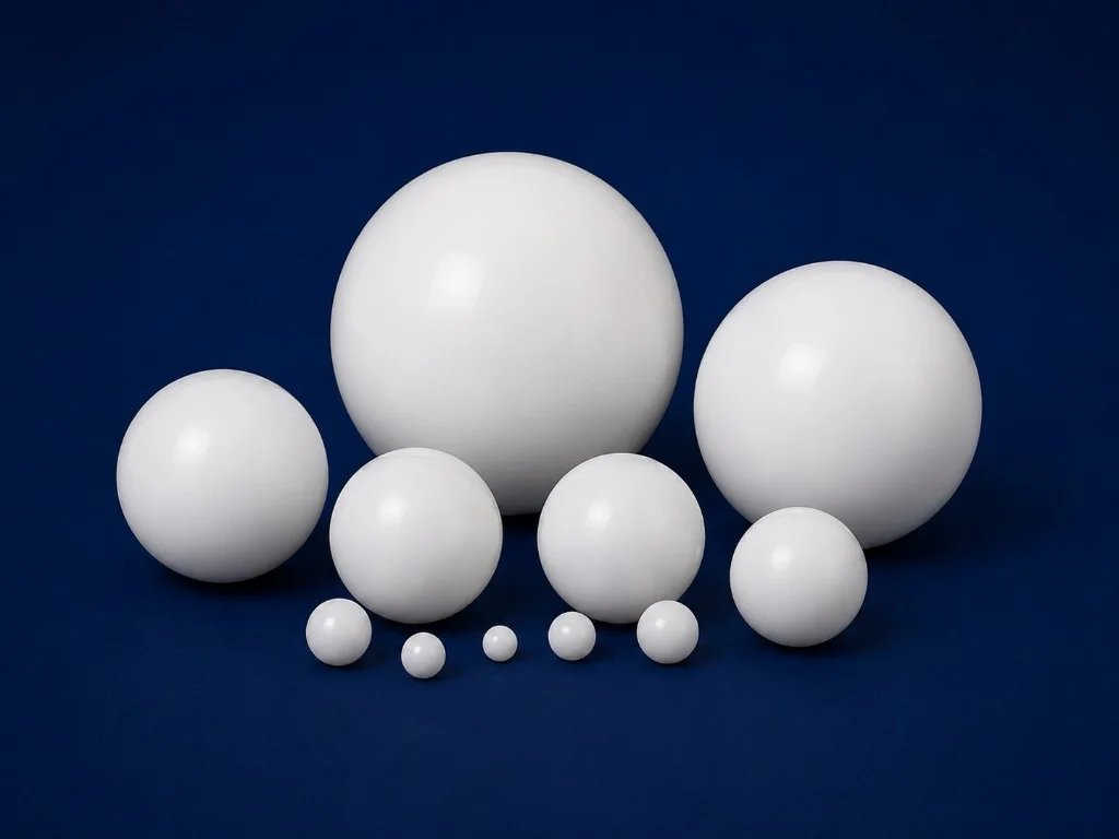 PTFE Pump Balls â€” manufactured by HEMSUN ENGG. INDUSTRIES, Gujarat, India