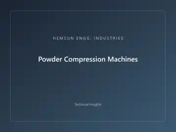 Powder Compression Machines
