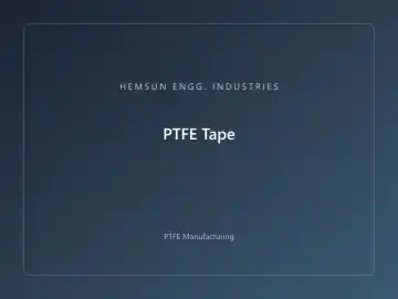 PTFE Skived Tape â€” manufactured by HEMSUN ENGG. INDUSTRIES, Gujarat, India